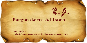 Morgenstern Julianna névjegykártya